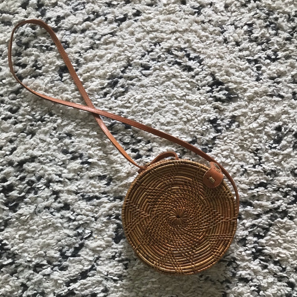 Amerii Grass and Leather Bag